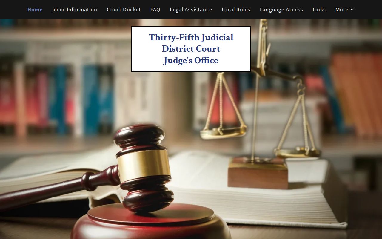 Grant Parish court docket records at the 35th Judicial District Court